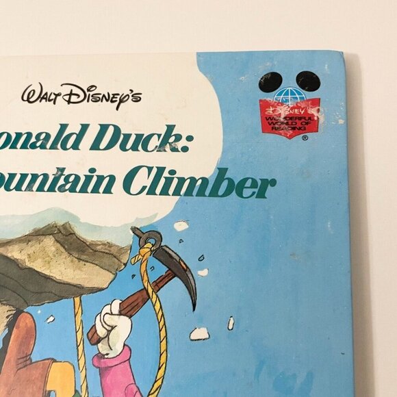Vintage 1978 Walt Disney Presents Donald Duck Mountain Climber Book - Picture 3 of 16